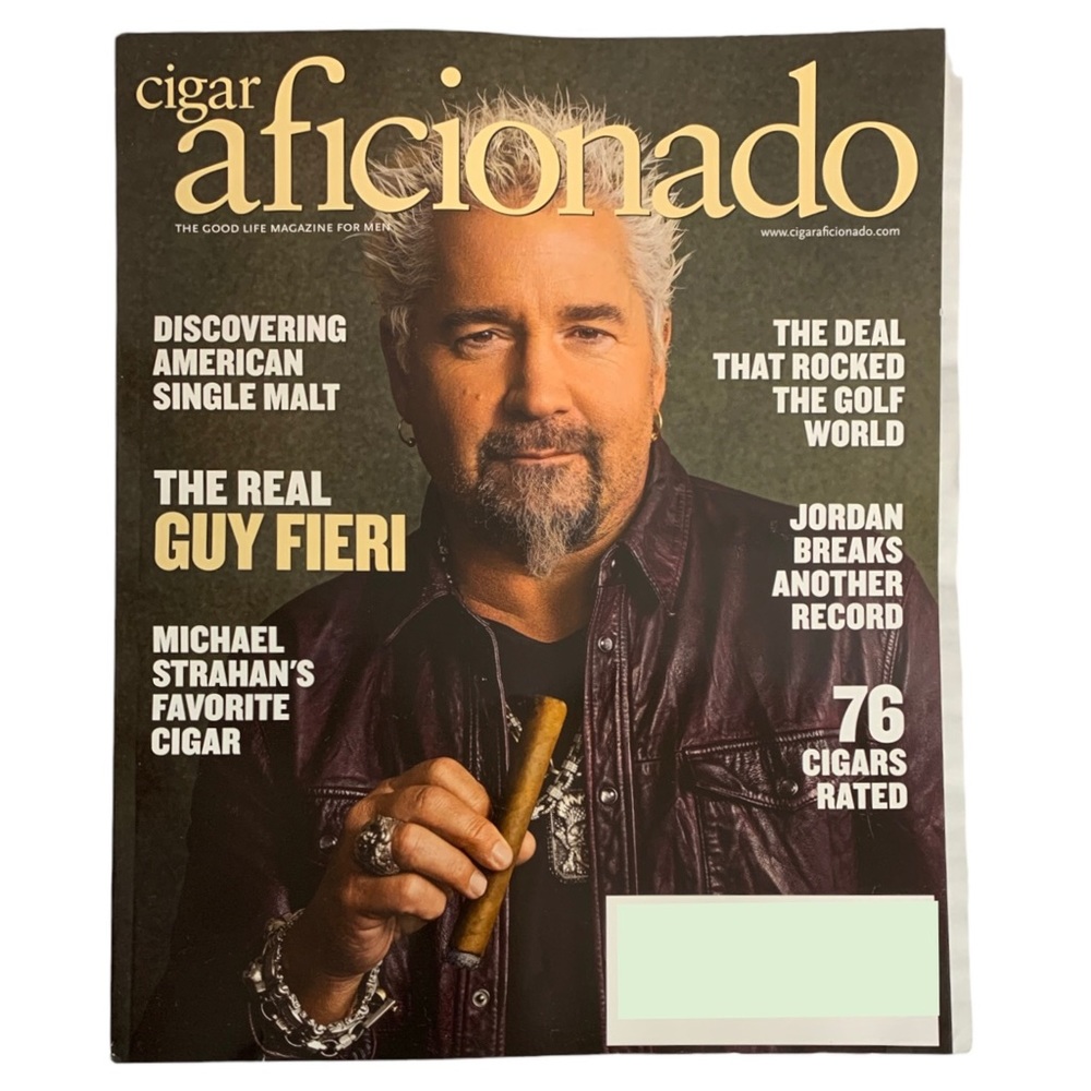 Cigar Aficionado Magazine July August 2023 Guy Fieri Michael Strahan Jordan